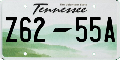 TN license plate Z6255A