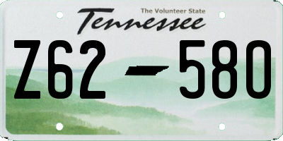 TN license plate Z6258O