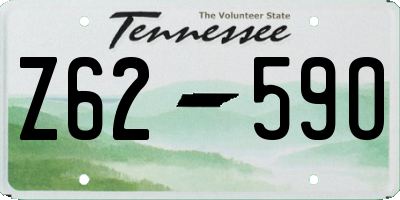 TN license plate Z6259O