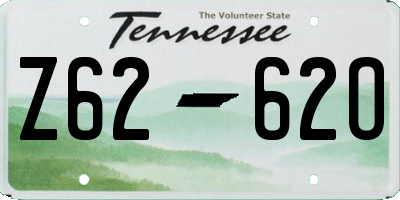 TN license plate Z6262O