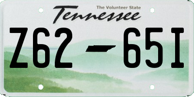 TN license plate Z6265I