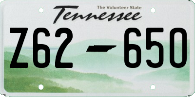 TN license plate Z6265O