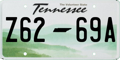 TN license plate Z6269A