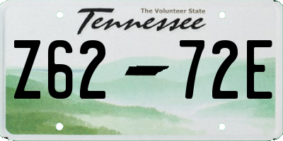 TN license plate Z6272E