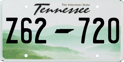 TN license plate Z6272O