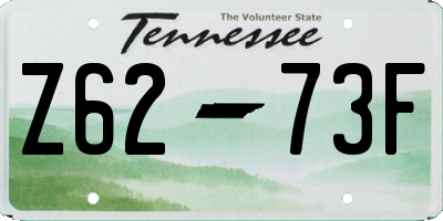 TN license plate Z6273F