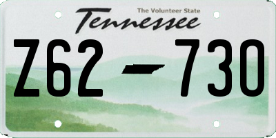 TN license plate Z6273O