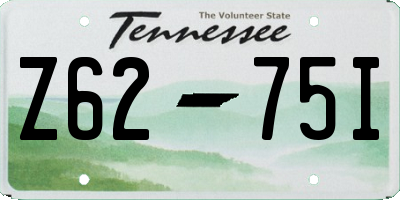 TN license plate Z6275I