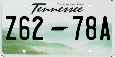 TN license plate Z6278A