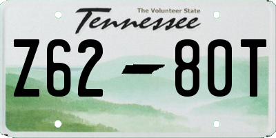 TN license plate Z6280T