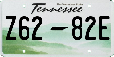 TN license plate Z6282E
