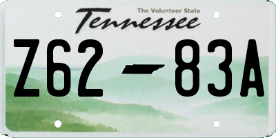 TN license plate Z6283A