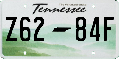 TN license plate Z6284F