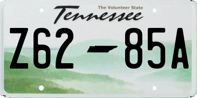 TN license plate Z6285A