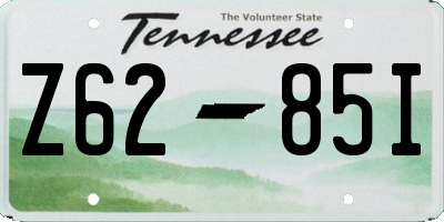 TN license plate Z6285I