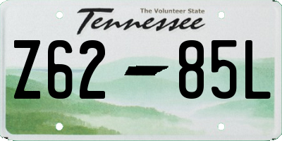 TN license plate Z6285L