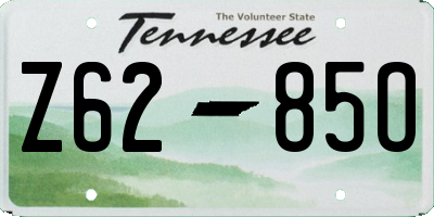 TN license plate Z6285O