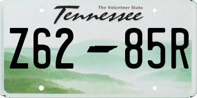 TN license plate Z6285R
