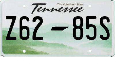 TN license plate Z6285S