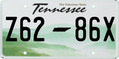 TN license plate Z6286X