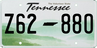 TN license plate Z6288O