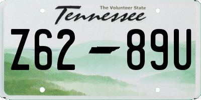 TN license plate Z6289U