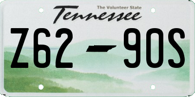 TN license plate Z6290S