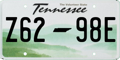 TN license plate Z6298E