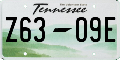 TN license plate Z6309E