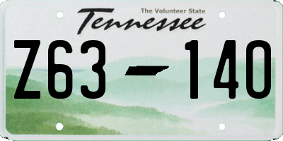 TN license plate Z6314O