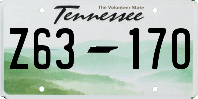 TN license plate Z6317O