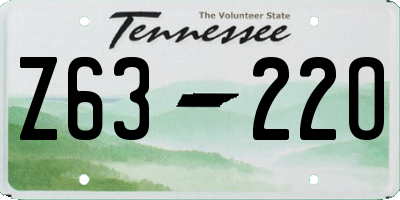 TN license plate Z6322O