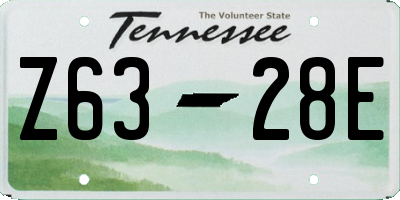 TN license plate Z6328E