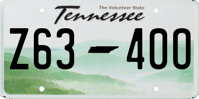 TN license plate Z6340O