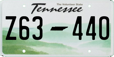 TN license plate Z6344O