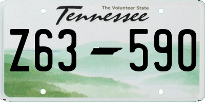 TN license plate Z6359O