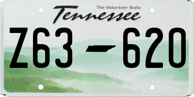 TN license plate Z6362O