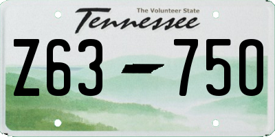 TN license plate Z6375O