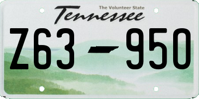 TN license plate Z6395O