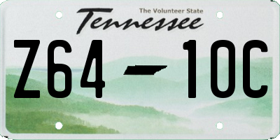 TN license plate Z6410C