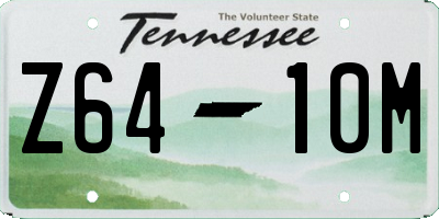 TN license plate Z6410M