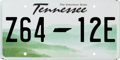 TN license plate Z6412E