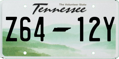 TN license plate Z6412Y