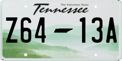 TN license plate Z6413A