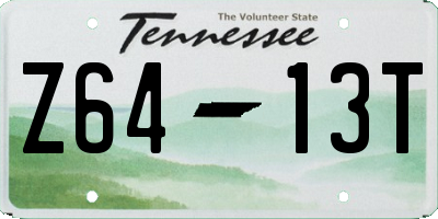 TN license plate Z6413T
