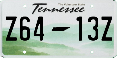 TN license plate Z6413Z