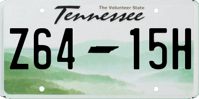 TN license plate Z6415H
