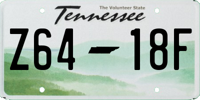 TN license plate Z6418F