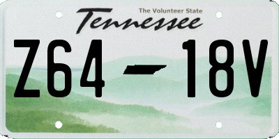 TN license plate Z6418V