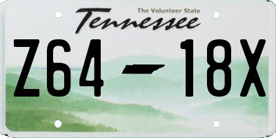 TN license plate Z6418X